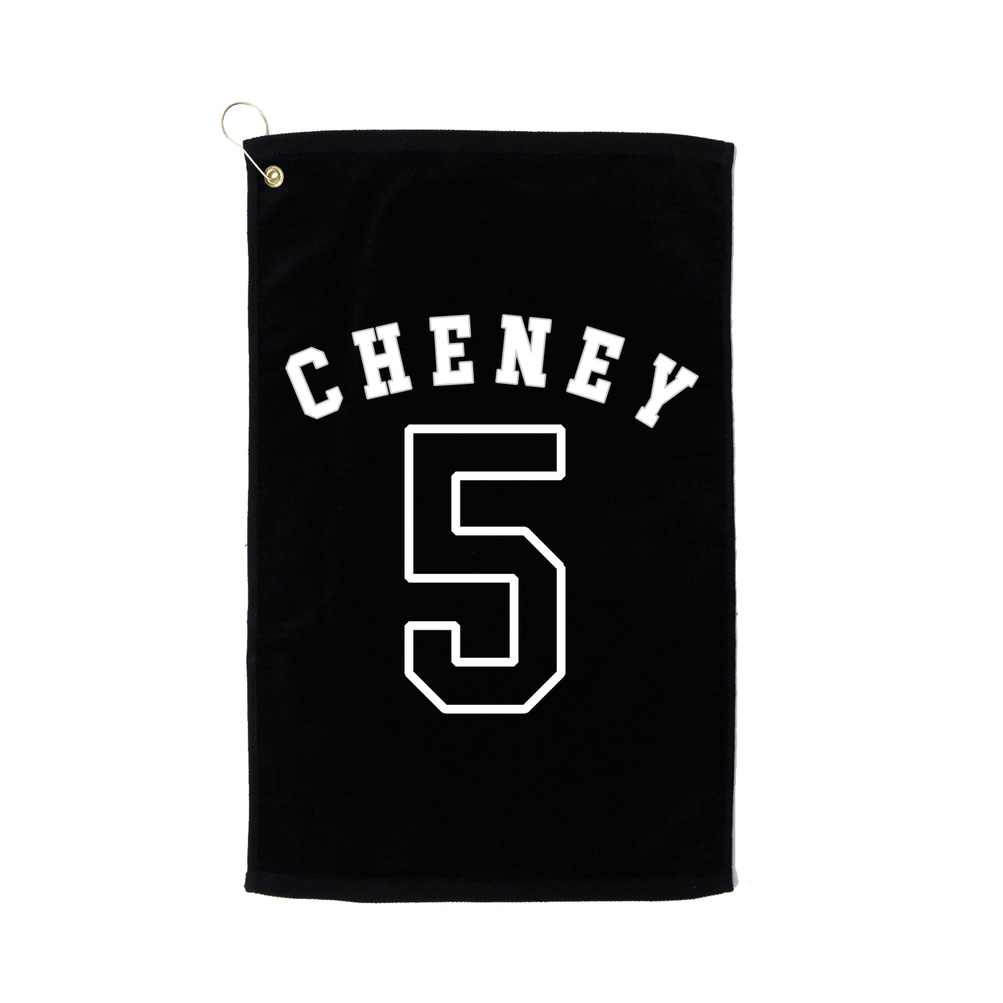 Golf Towel — Shirsey Arch in Black