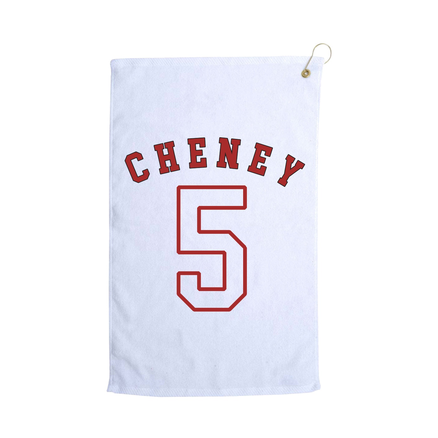 Golf Towel — Shirsey Arch in White