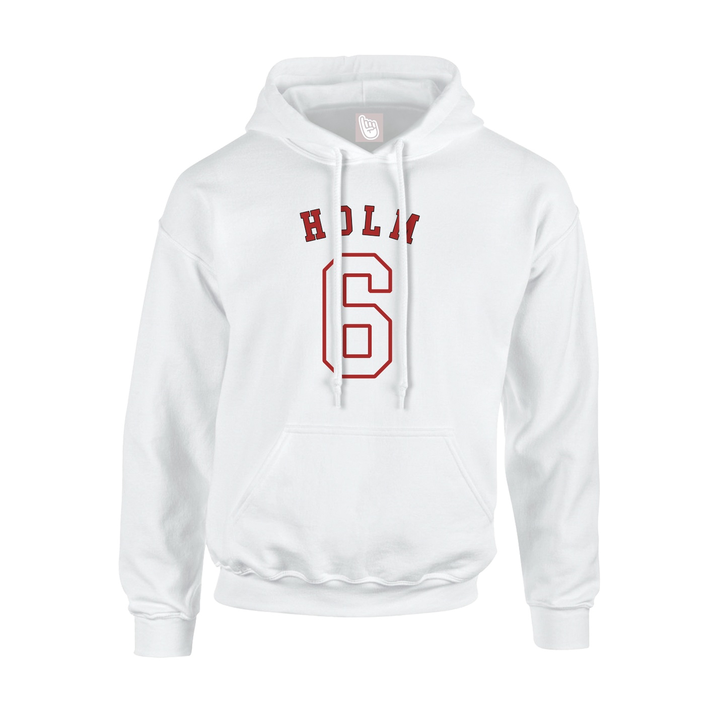 Youth Hoodie — Shirsey Arch in White