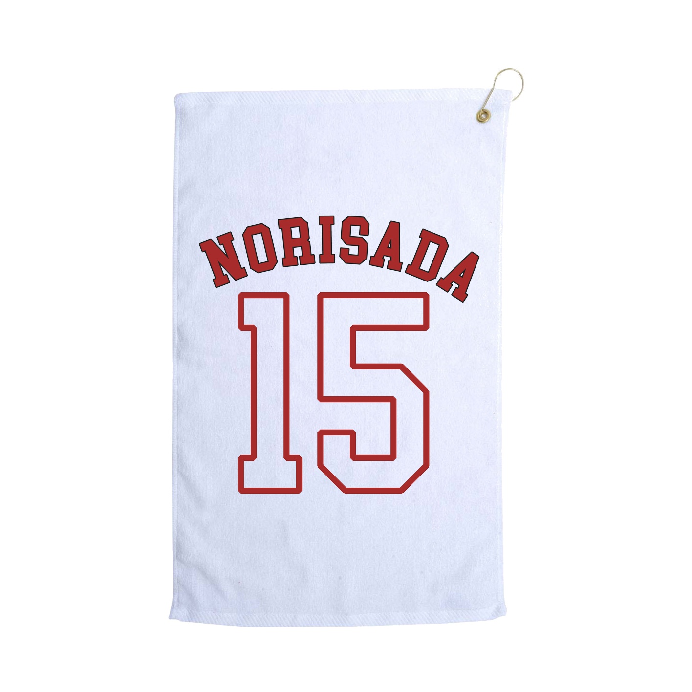 Golf Towel — Shirsey Arch in White