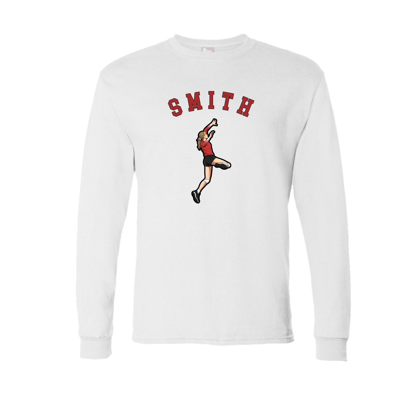 Long Sleeve Tee — Shirsey Arch in White