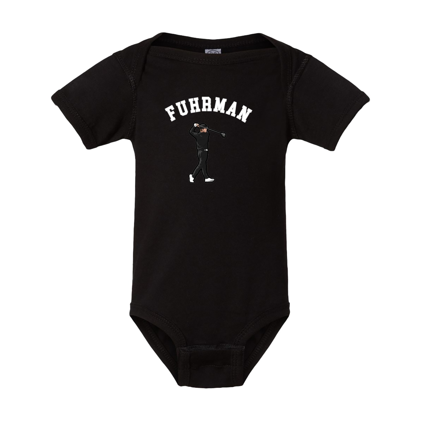 Baby Onesie — Shirsey Arch in Black