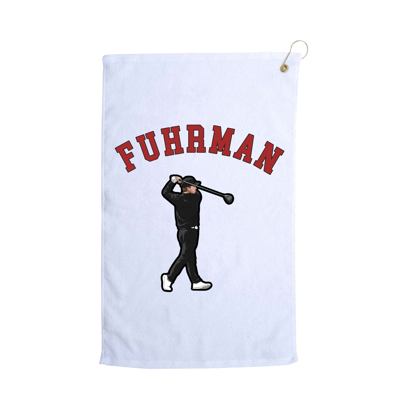 Golf Towel — Shirsey Arch in White