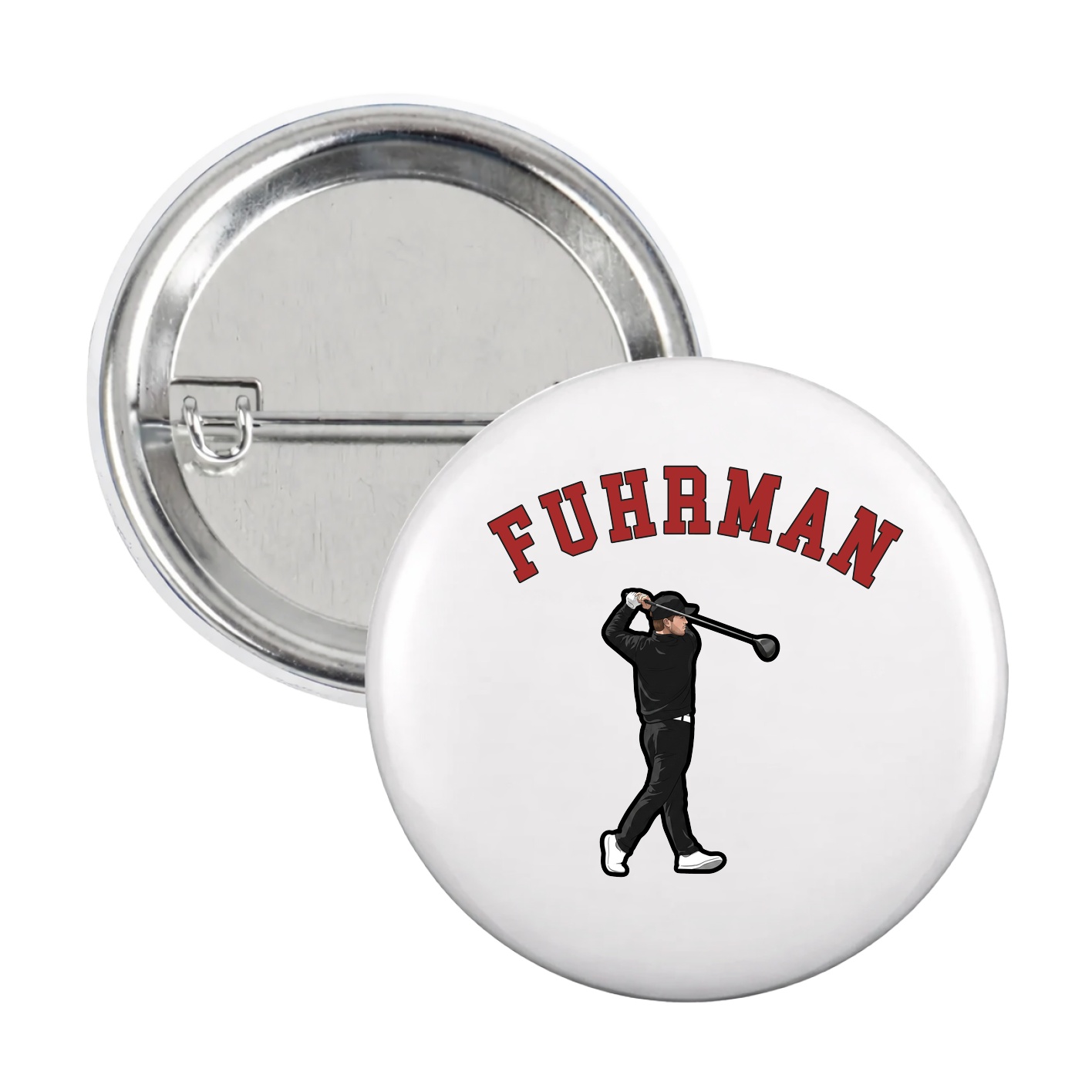 Game Day Button — Shirsey Arch in White