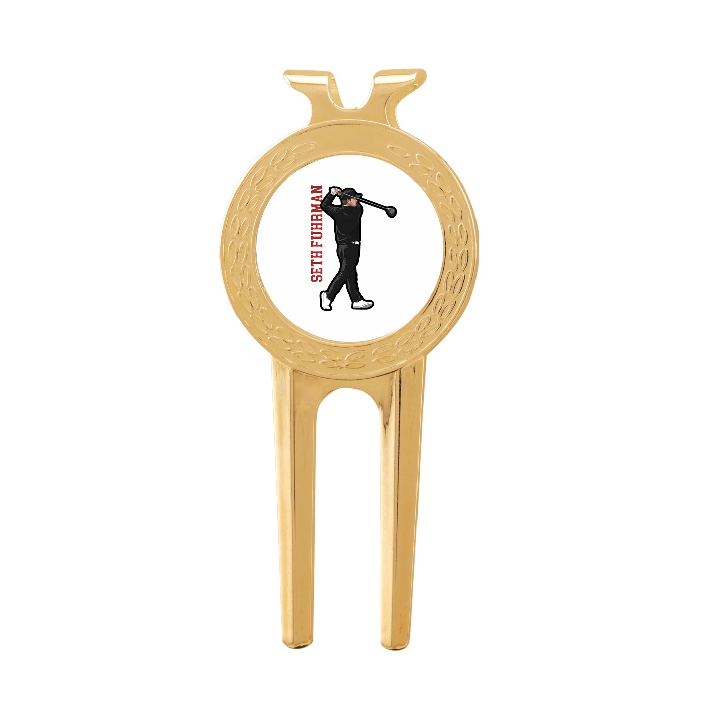 Divot Tool with Ball Marker — Name Vertical in Classic