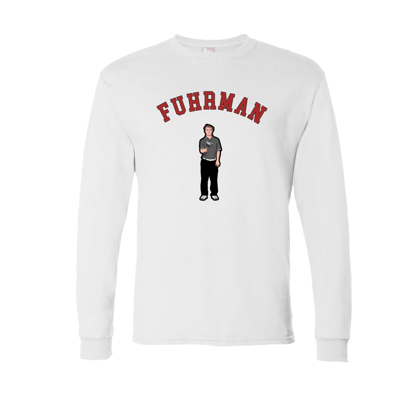 Long Sleeve Tee — Shirsey Arch in White