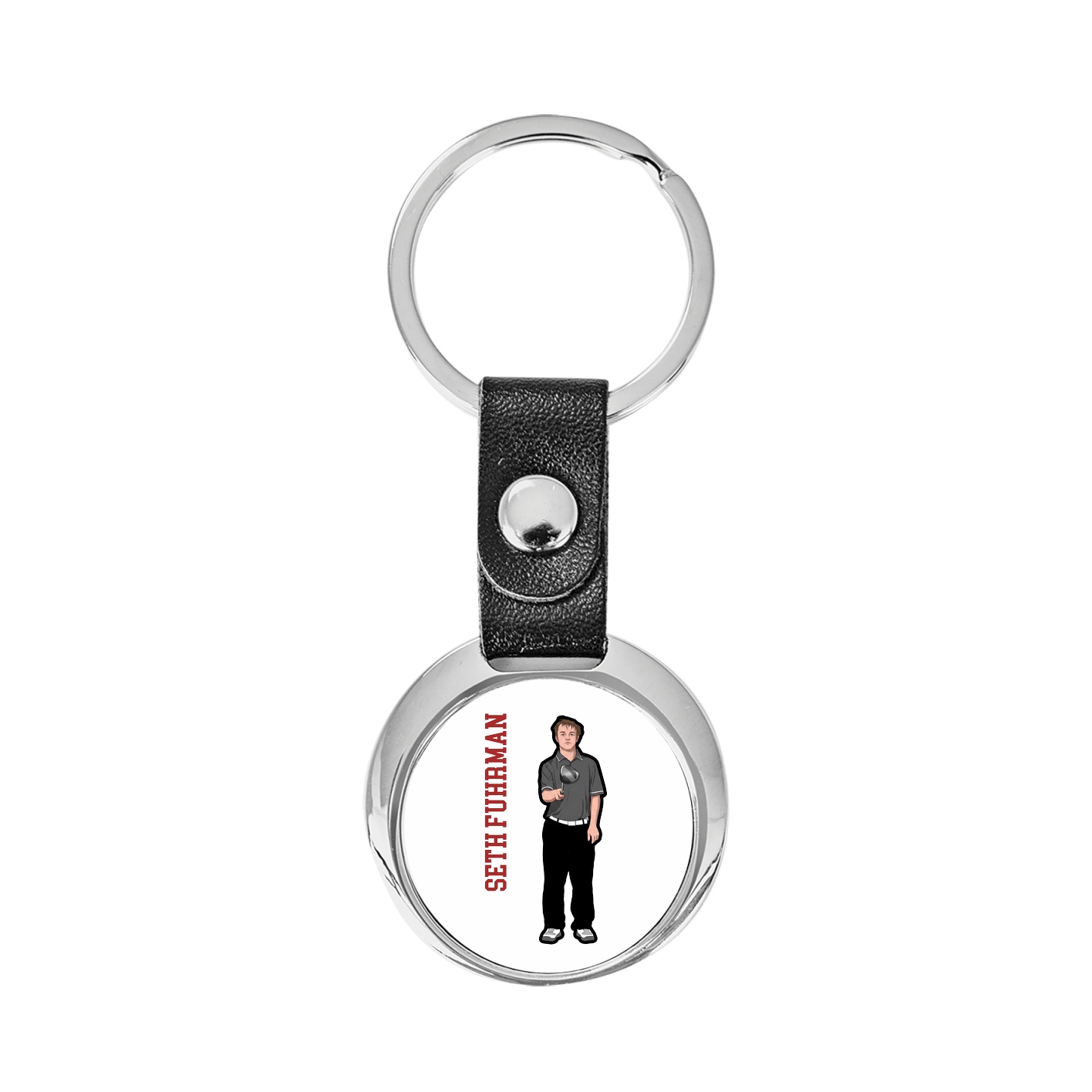Key Chain — Name Vertical in Classic