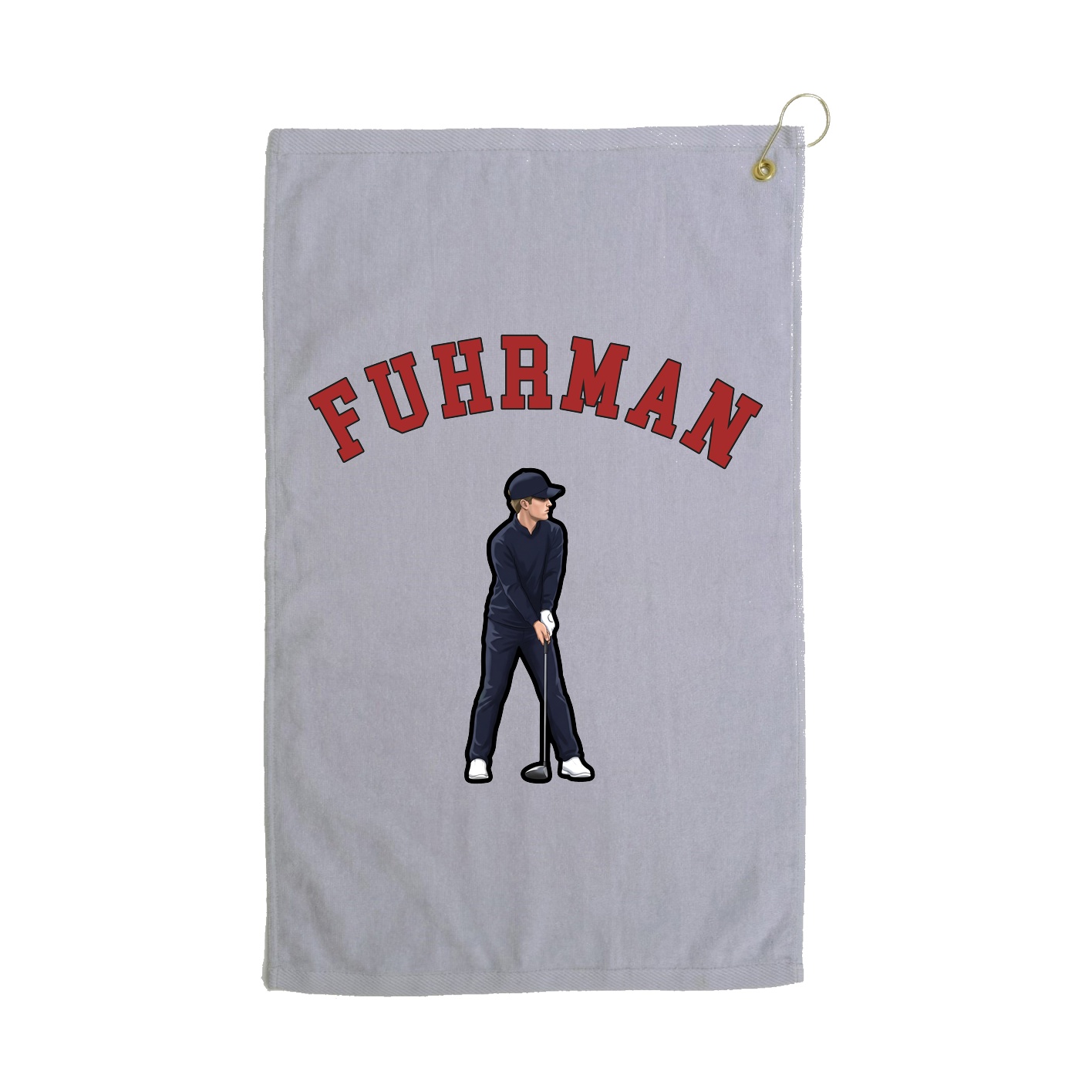 Golf Towel — Shirsey Arch in Grey