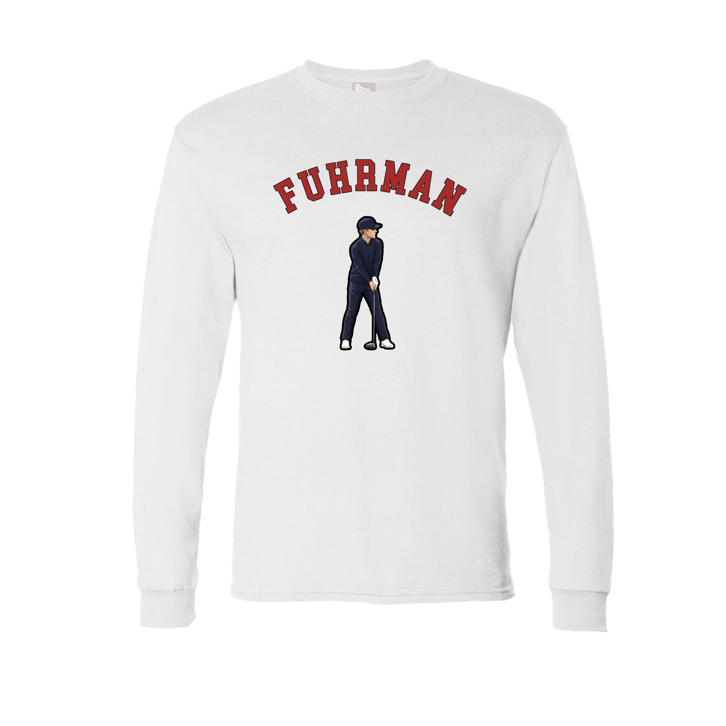 Long Sleeve Tee — Shirsey Arch in White