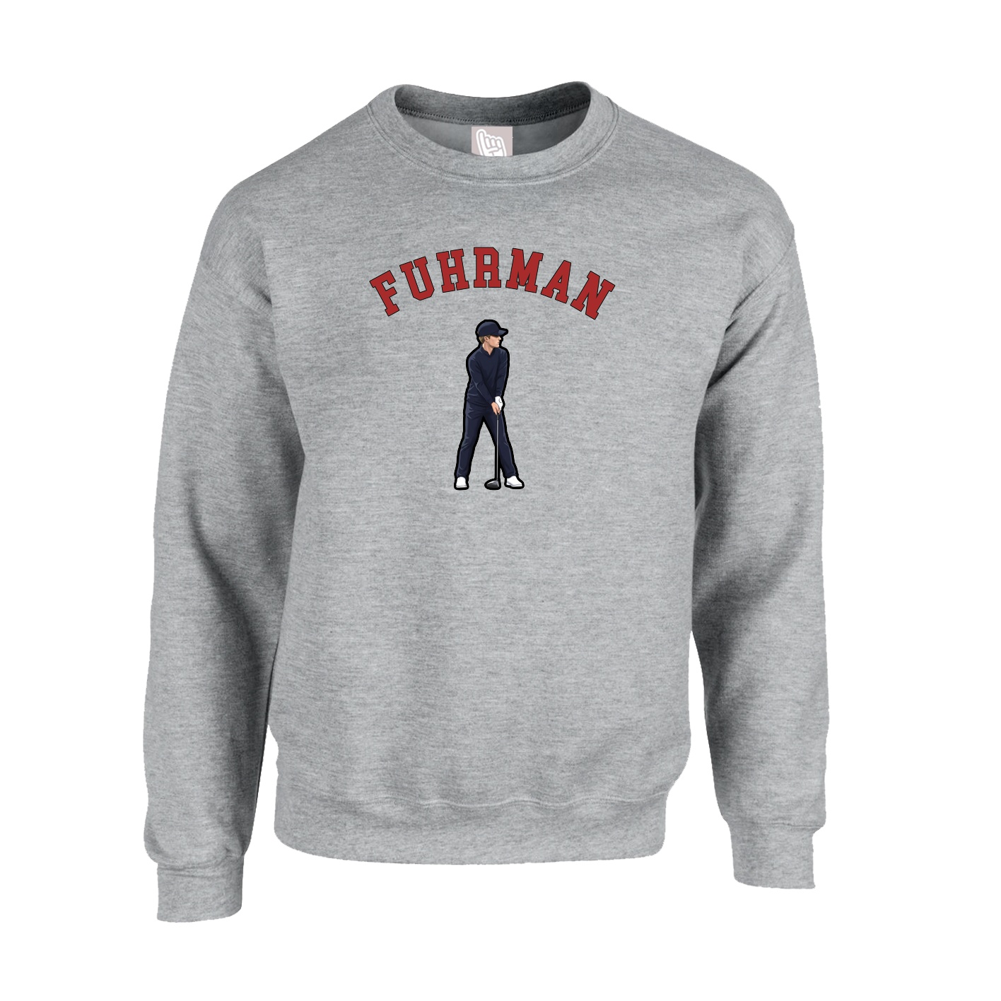 Fleece Crew — Shirsey Arch in Grey