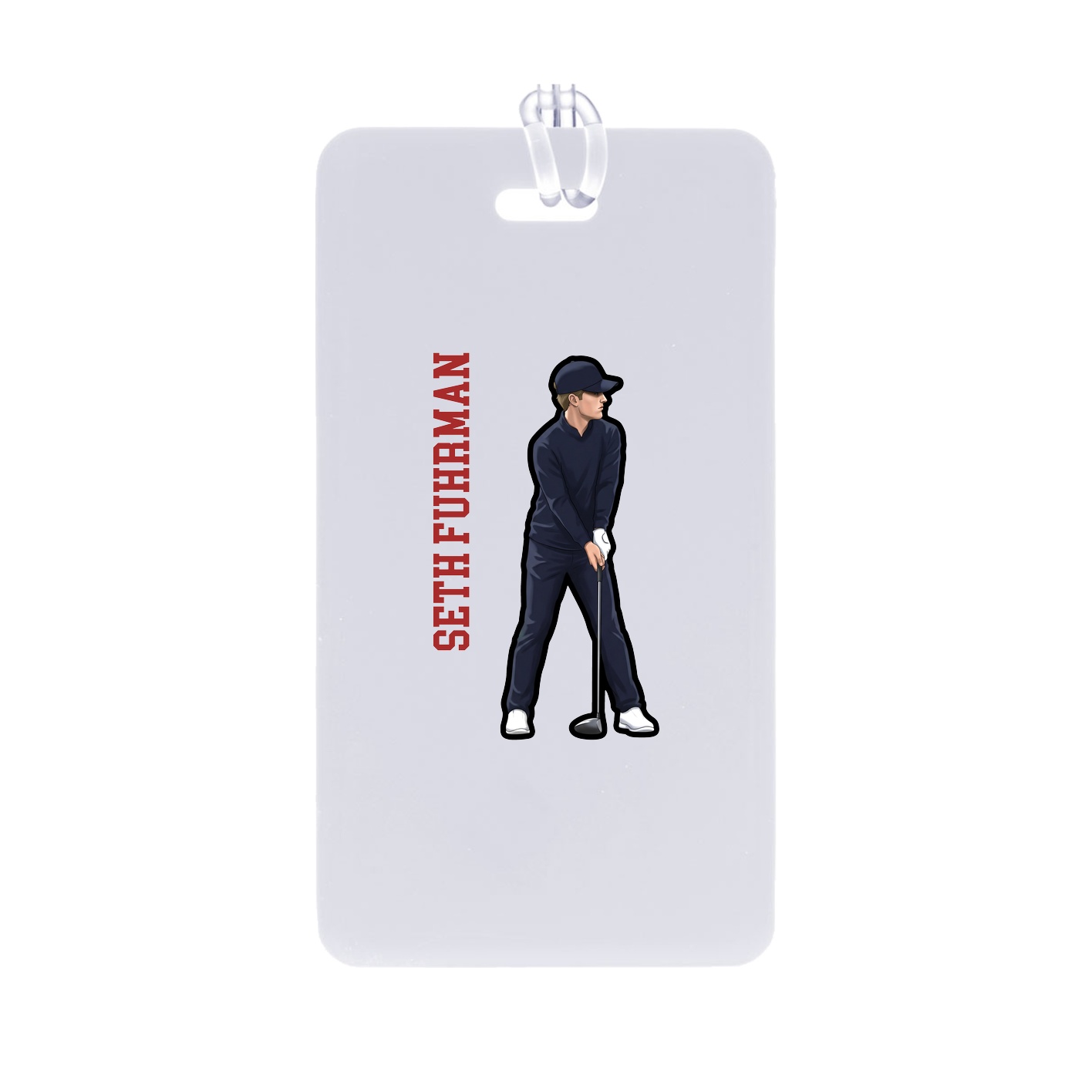 Bag Tag — Name Vertical in Classic