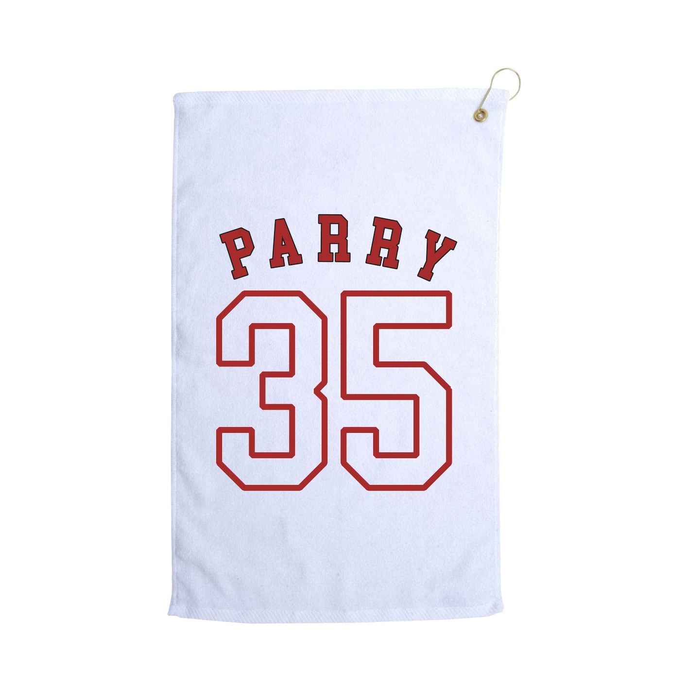 Golf Towel — Shirsey Arch in White
