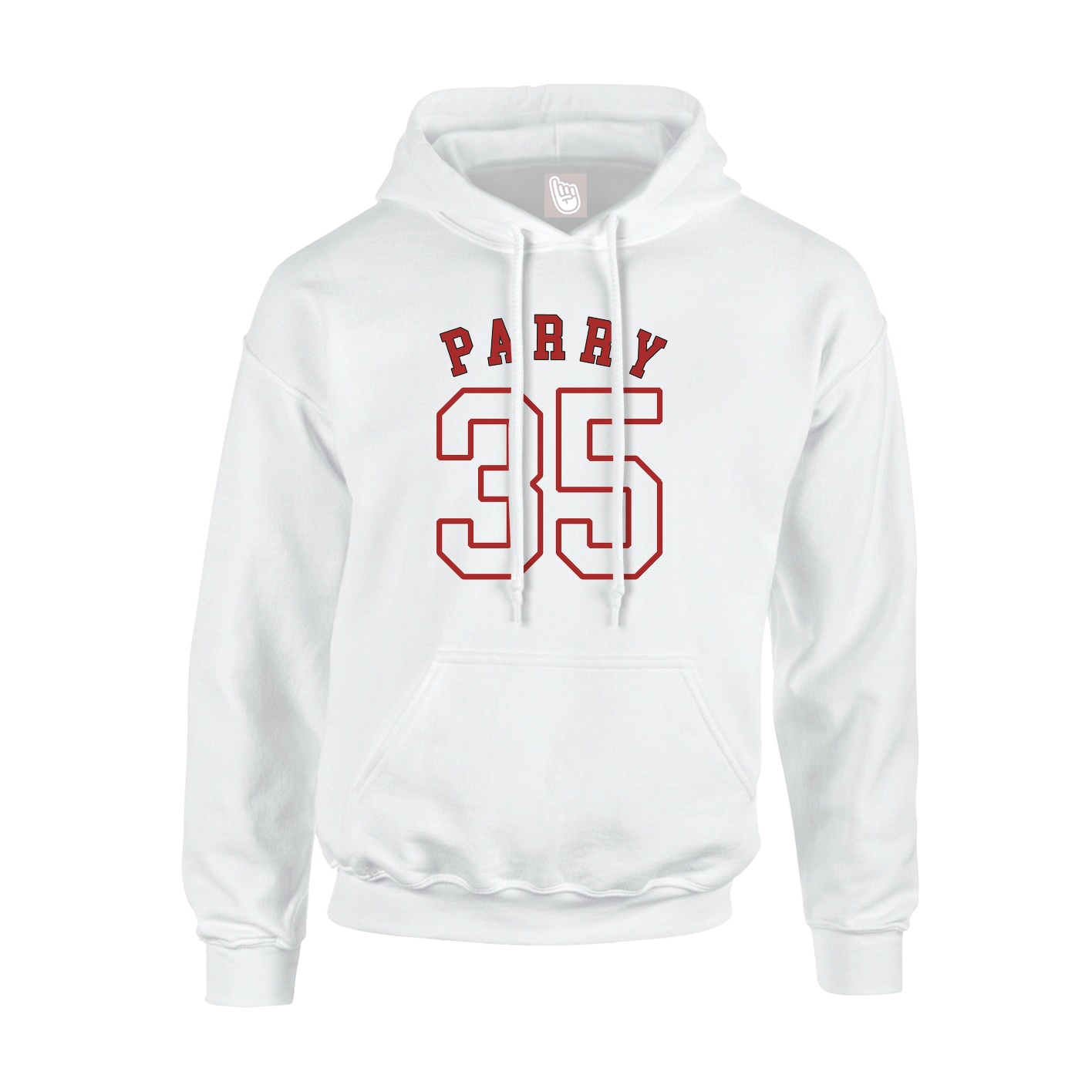 Hoodie — Shirsey Arch in White