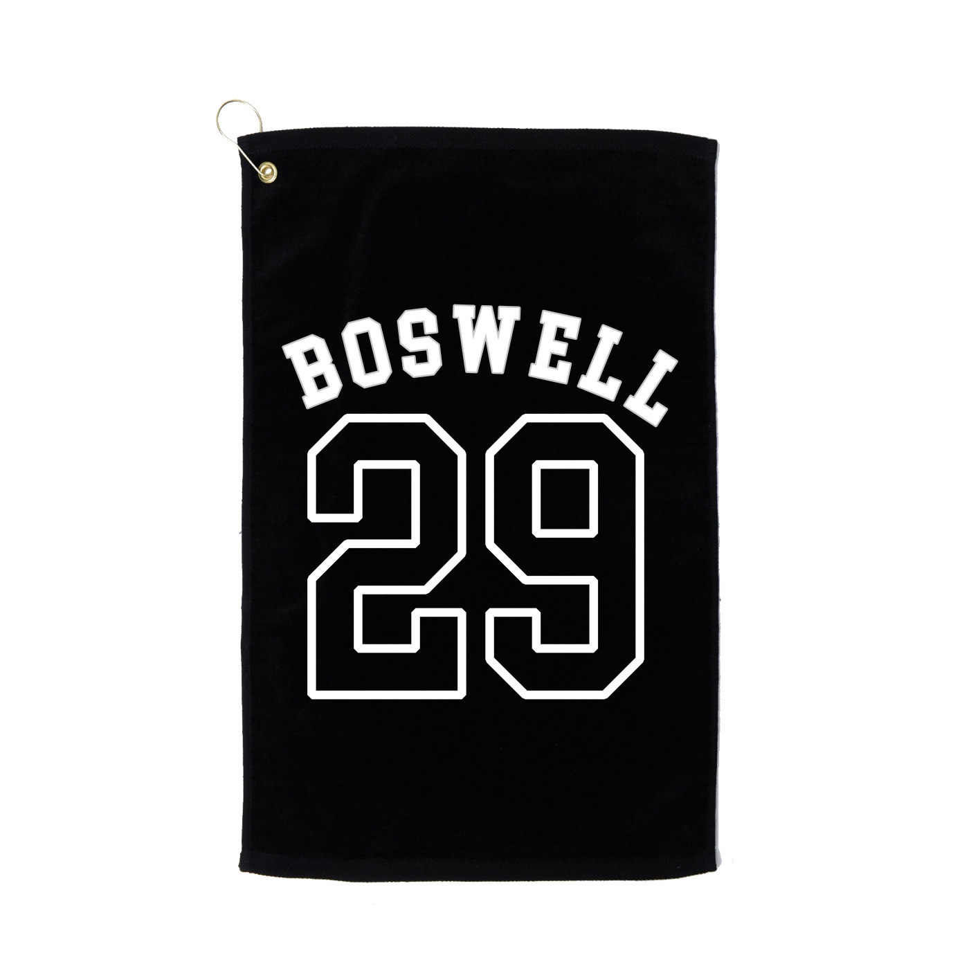 Golf Towel — Shirsey Arch in Black