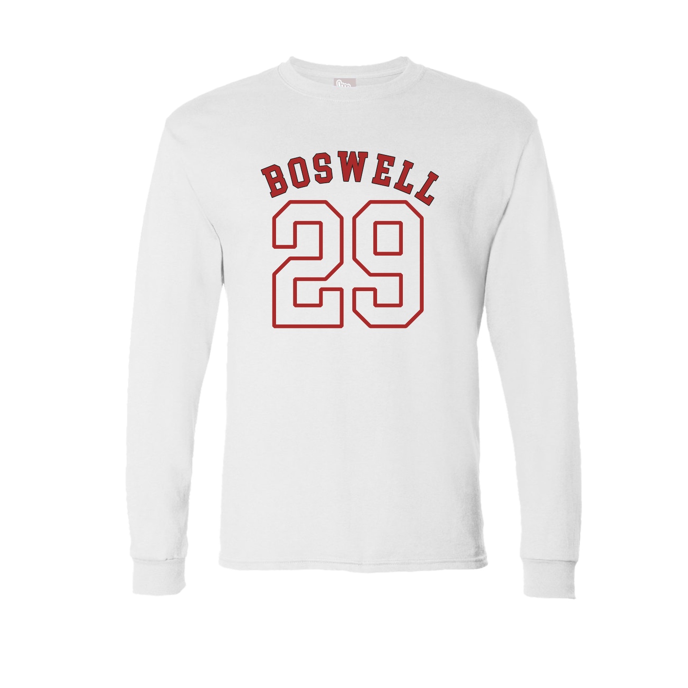 Long Sleeve Tee — Shirsey Arch in White