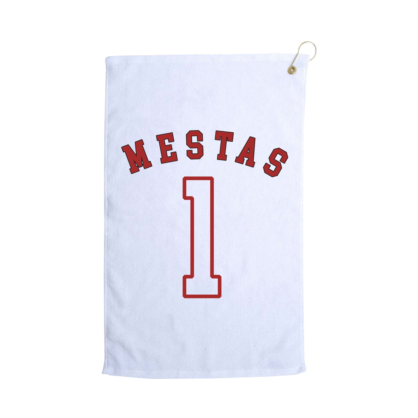 Golf Towel — Shirsey Arch in White