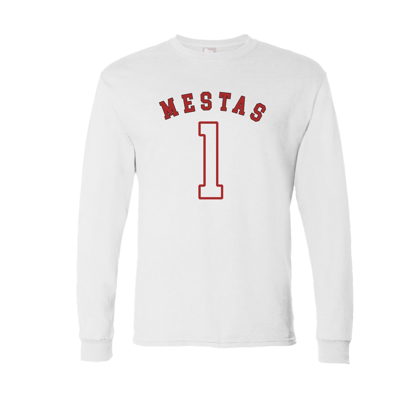 Long Sleeve Tee — Shirsey Arch in White