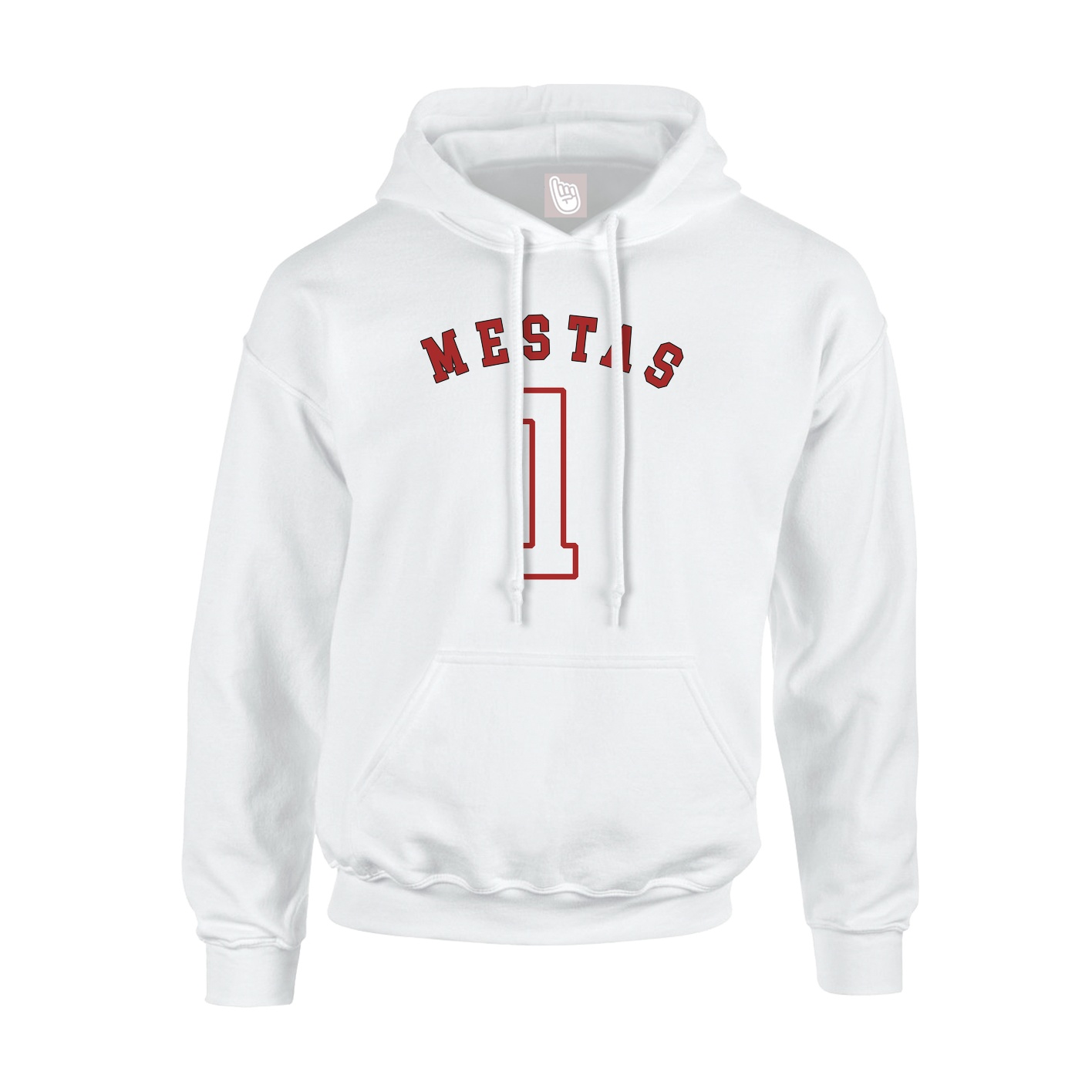 Hoodie — Shirsey Arch in White