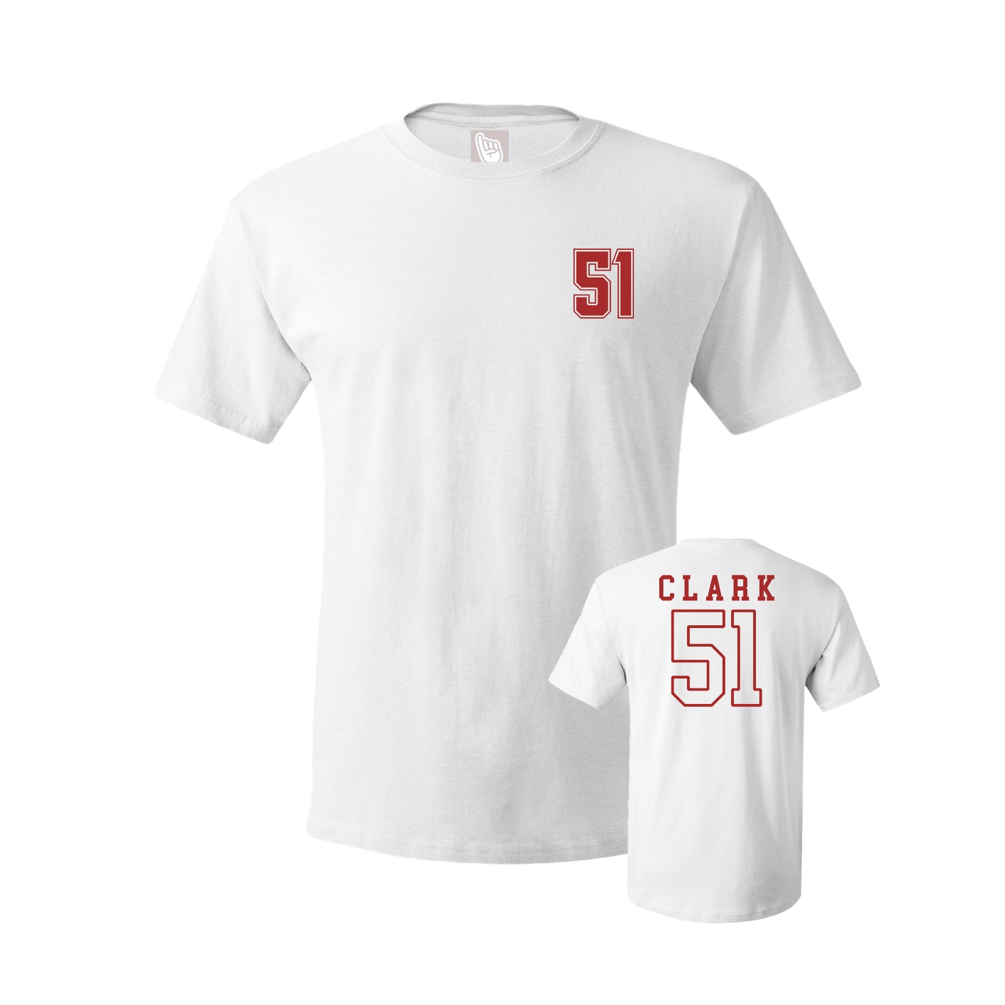 Tee — Chest Back in White
