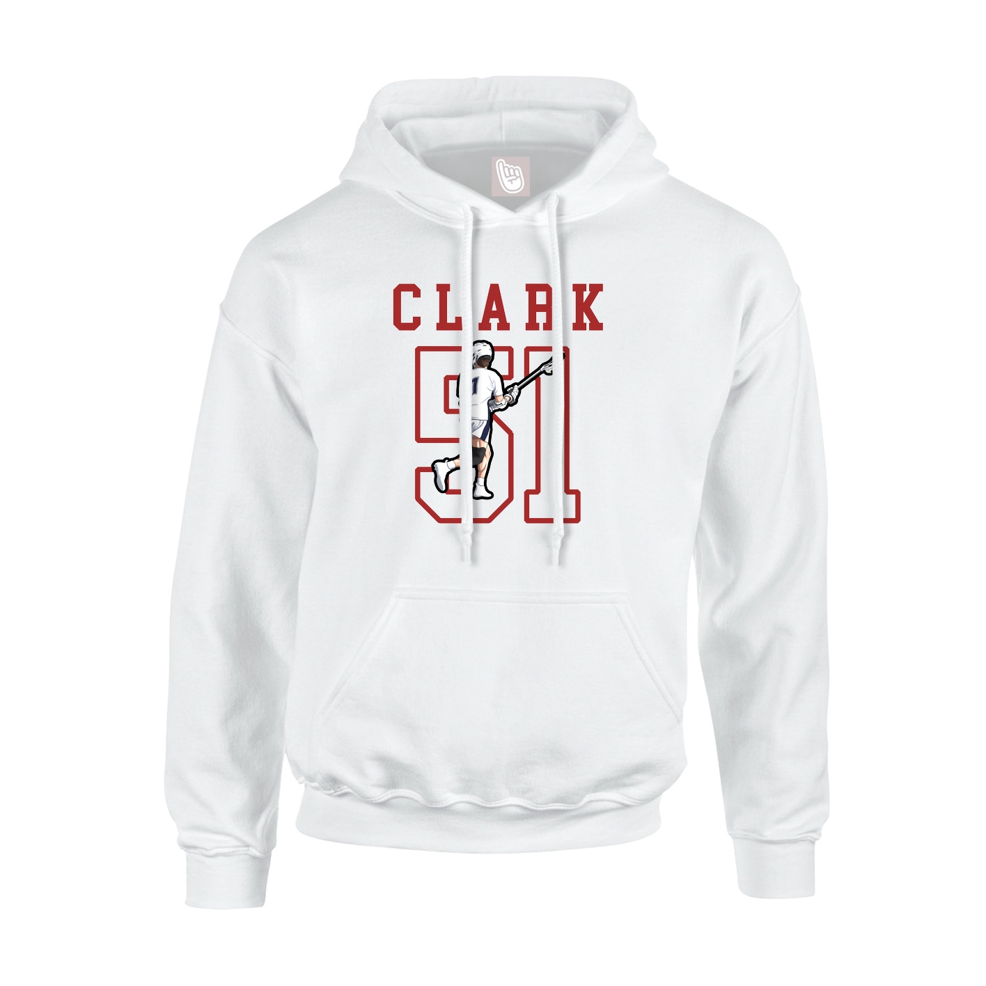 Hoodie — Shirsey in White