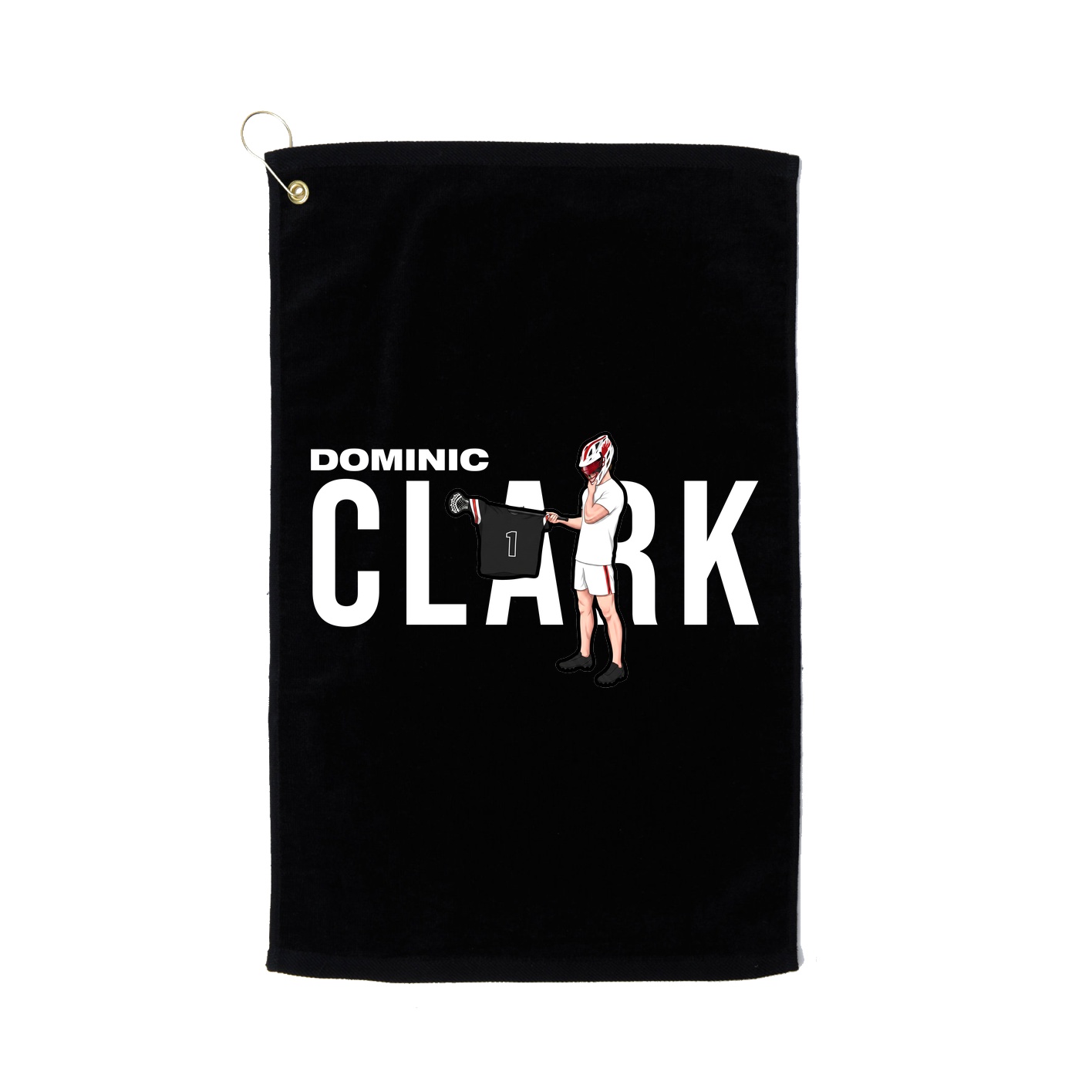 Golf Towel — Player Name in Black