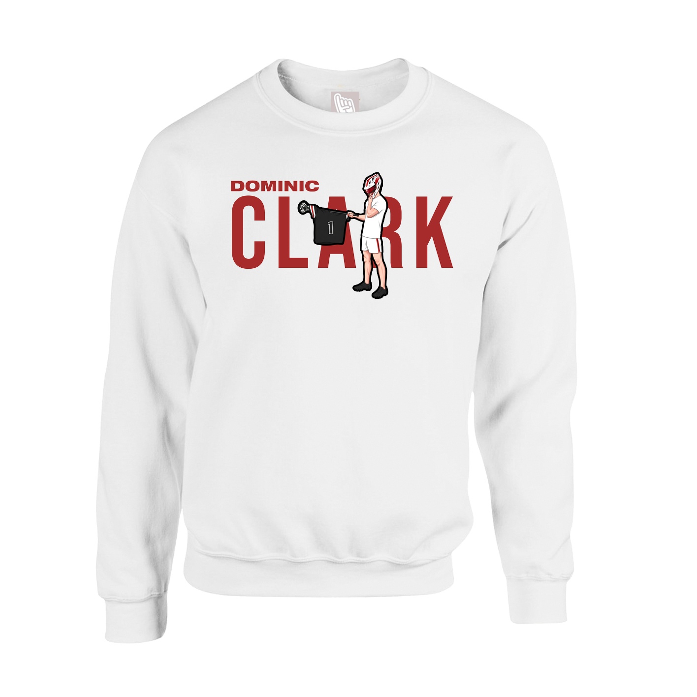 Fleece Crew — Player Name in White