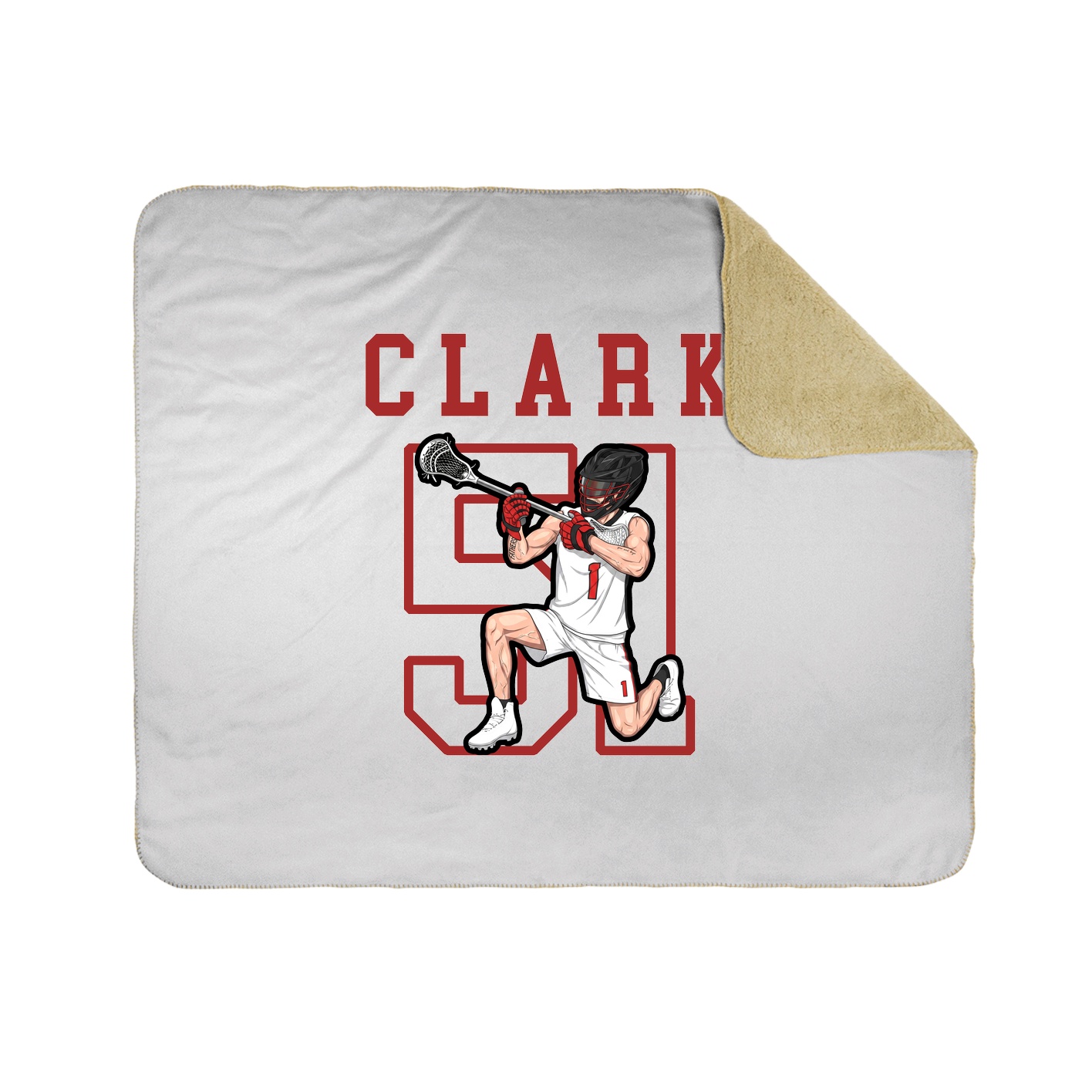 Throw Blanket — Shirsey in White