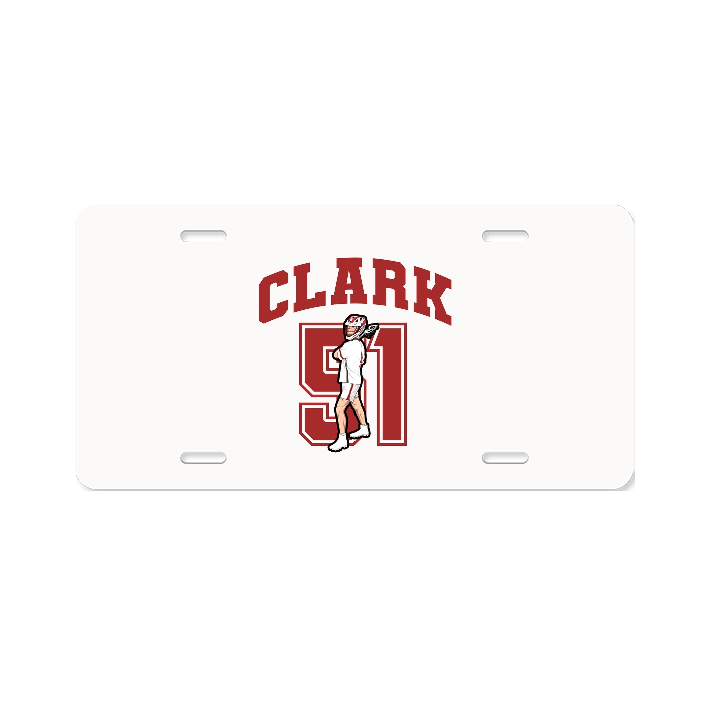License Plate — Number in Classic