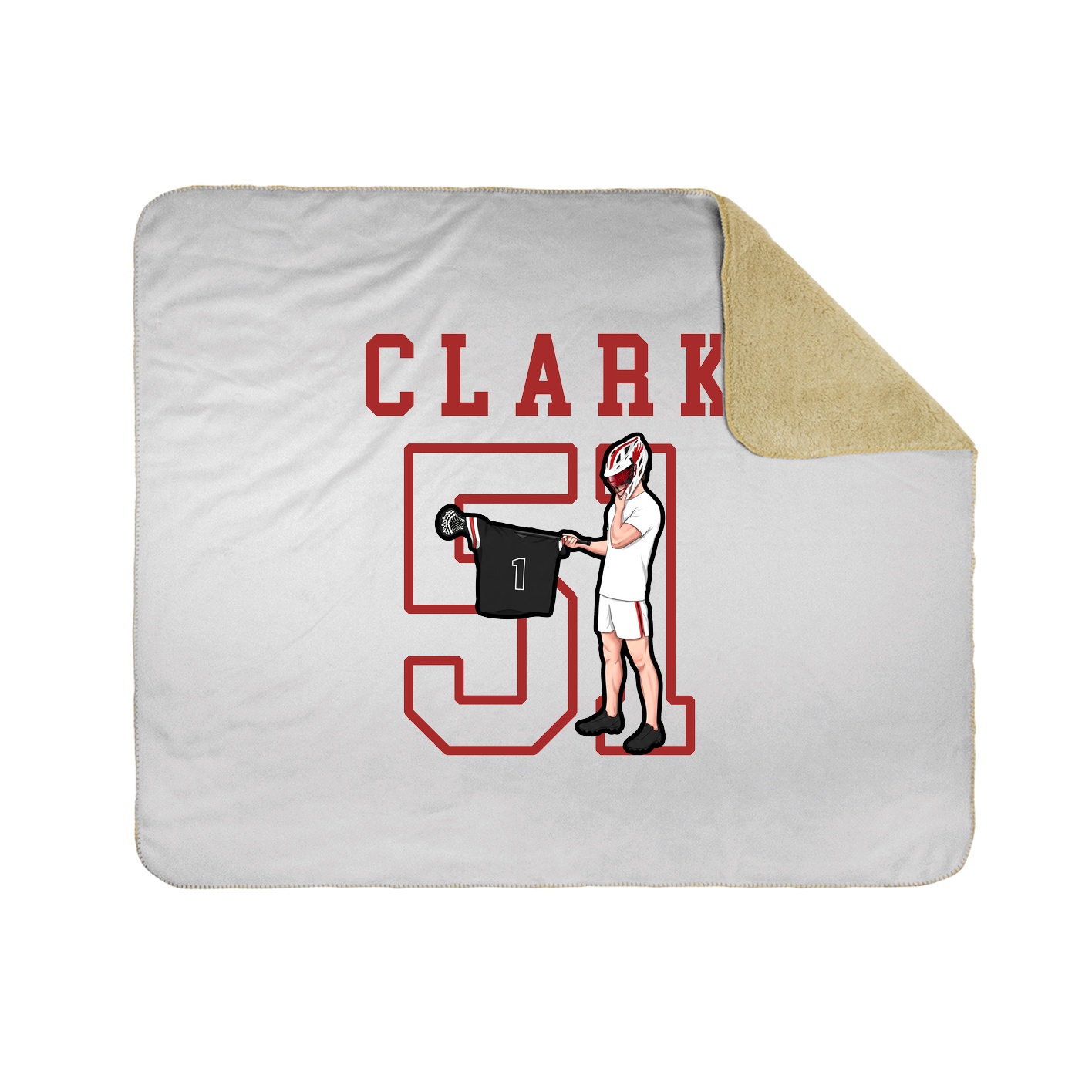 Throw Blanket — Shirsey in White