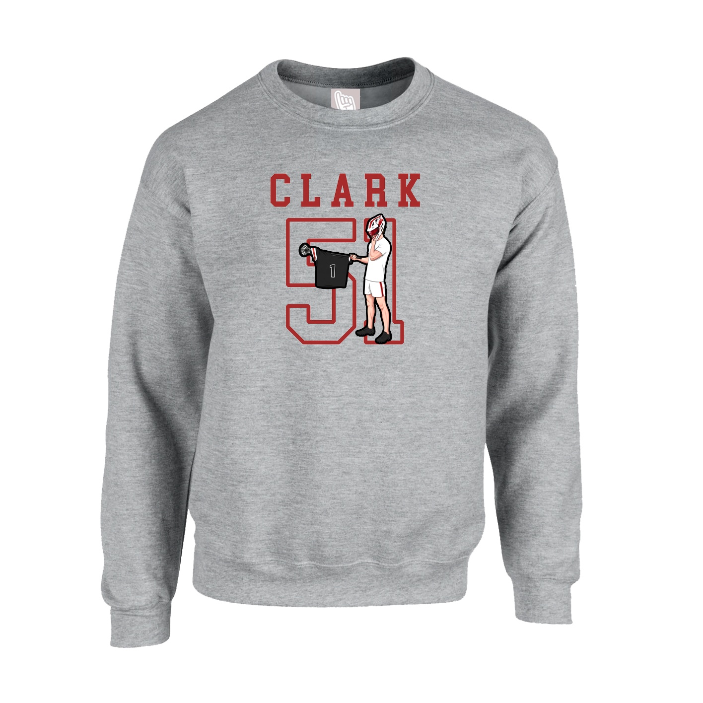 Fleece Crew — Shirsey in Grey