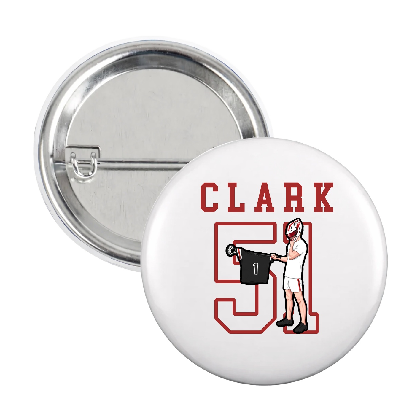 Game Day Button — Shirsey in White