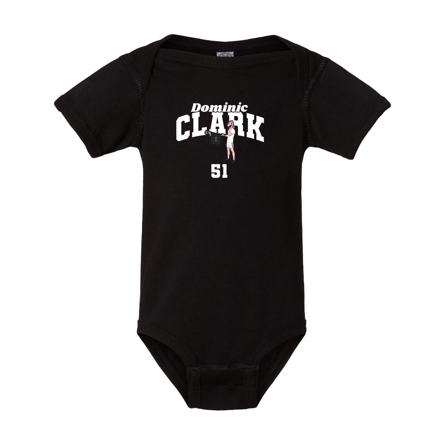 Baby Onesie — Signature Arch in Black