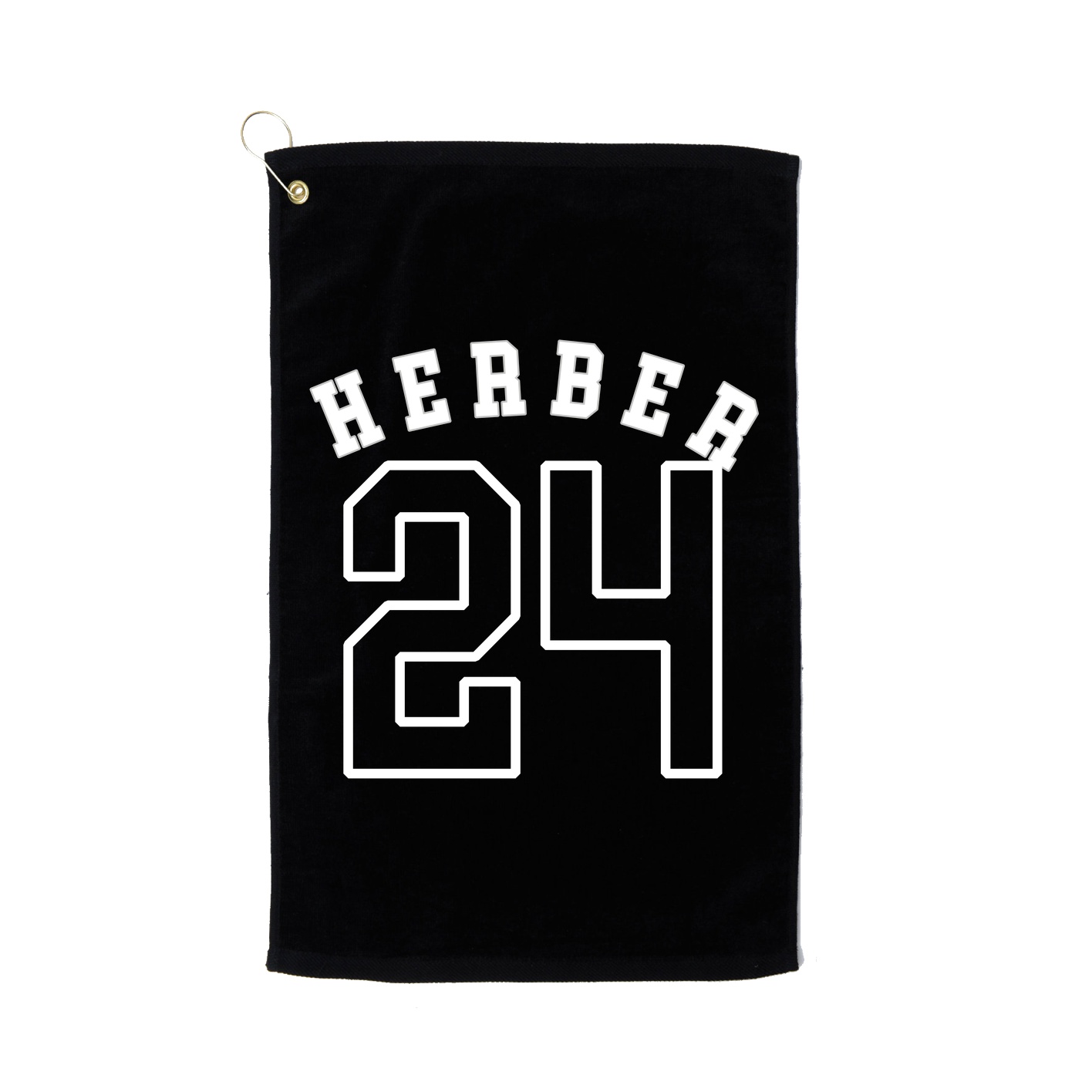 Golf Towel — Shirsey Arch in Black
