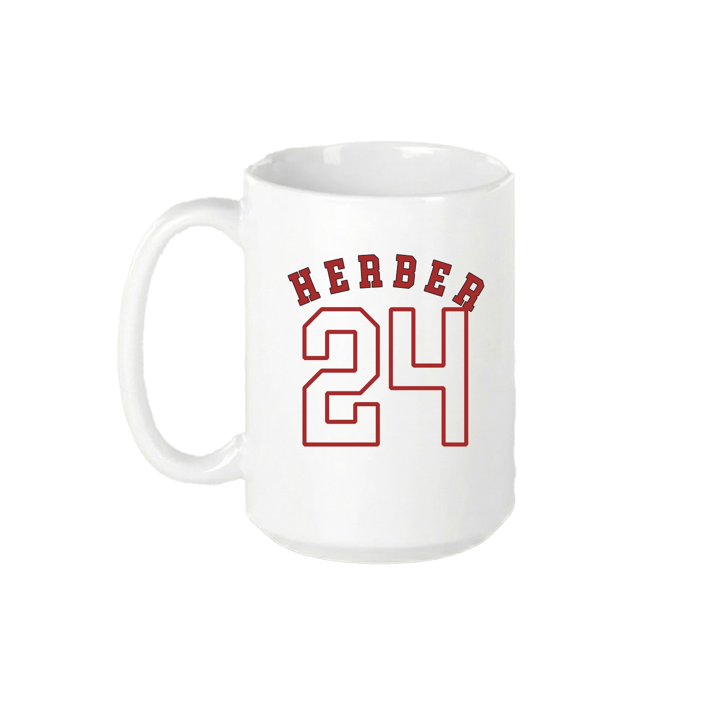 15oz Coffee Mug — Shirsey Arch in White