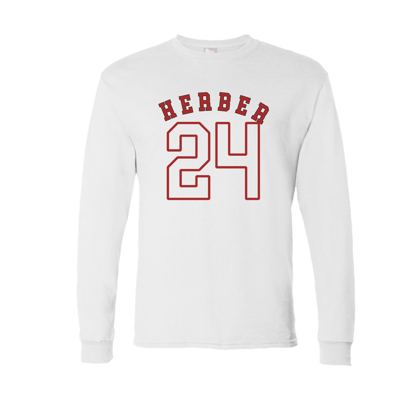 Long Sleeve Tee — Shirsey Arch in White
