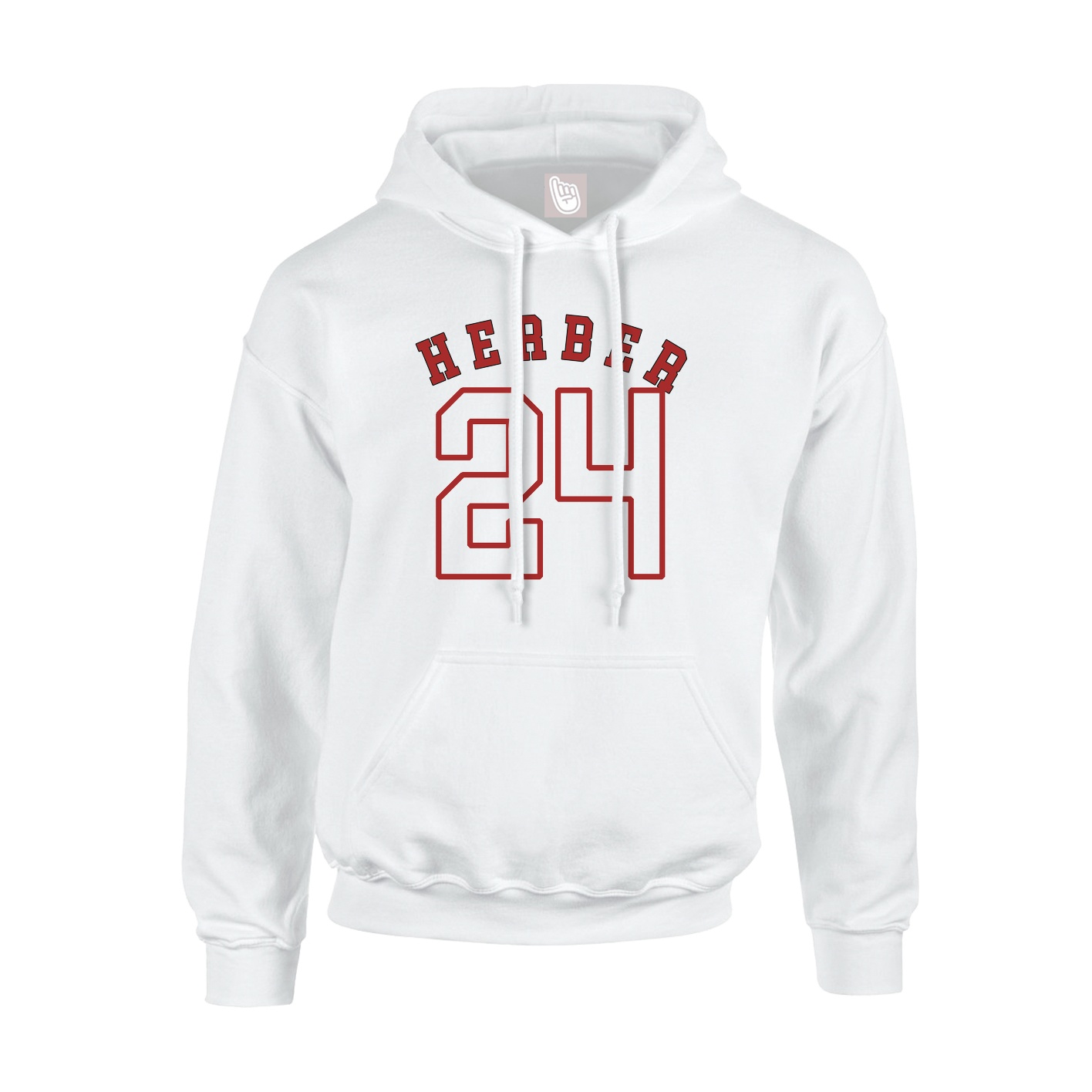Youth Hoodie — Shirsey Arch in White