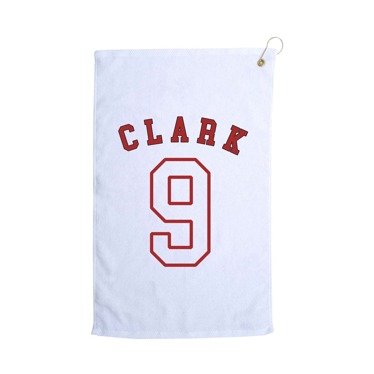 Golf Towel — Shirsey Arch in White
