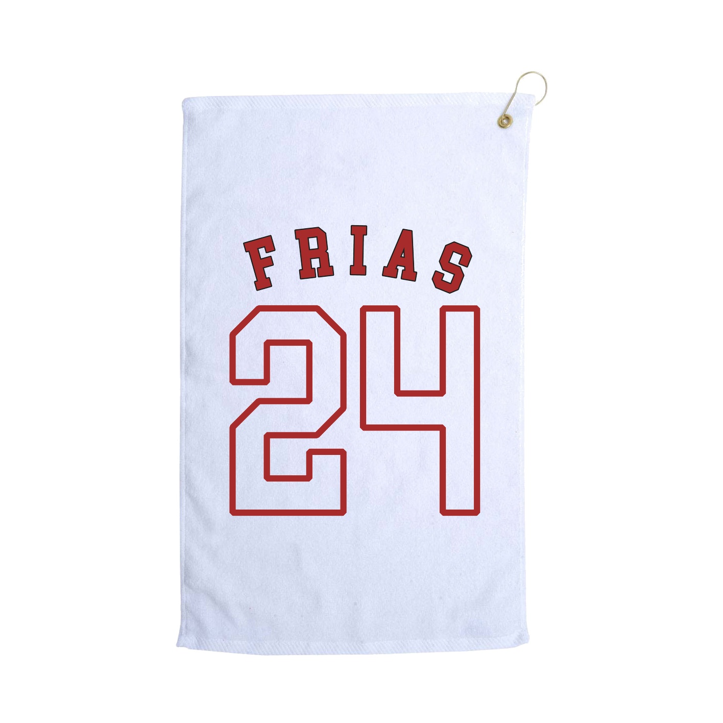 Golf Towel — Shirsey Arch in White