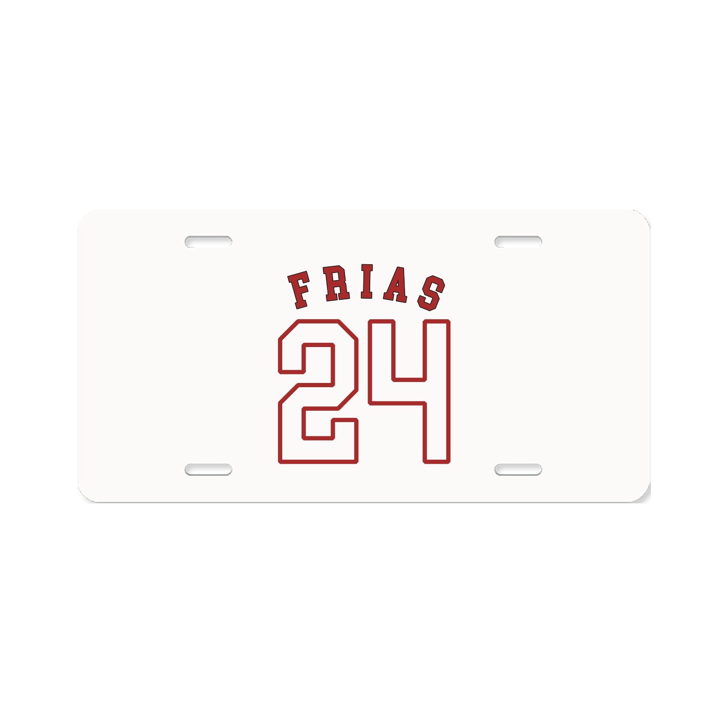 License Plate — Shirsey Arch in Classic