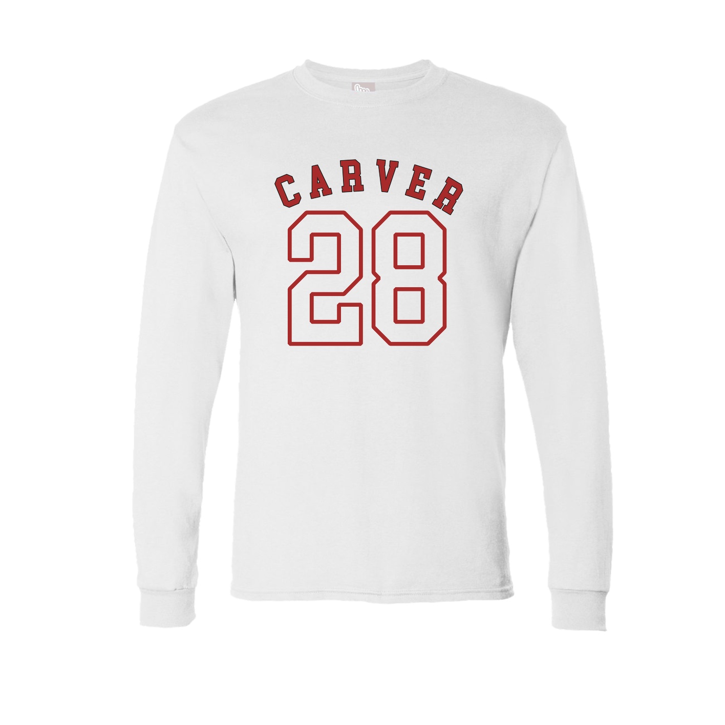 Long Sleeve Tee — Shirsey Arch in White