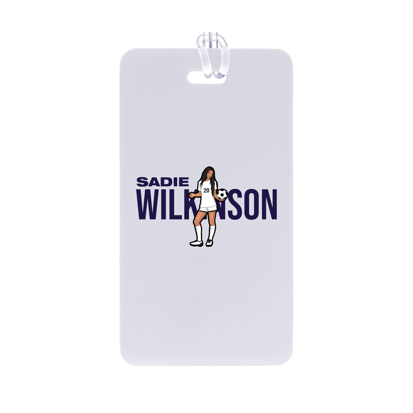 Bag Tag — Player Name in Classic
