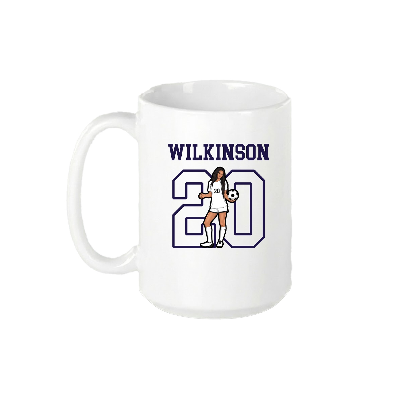 15oz Coffee Mug — Shirsey in White