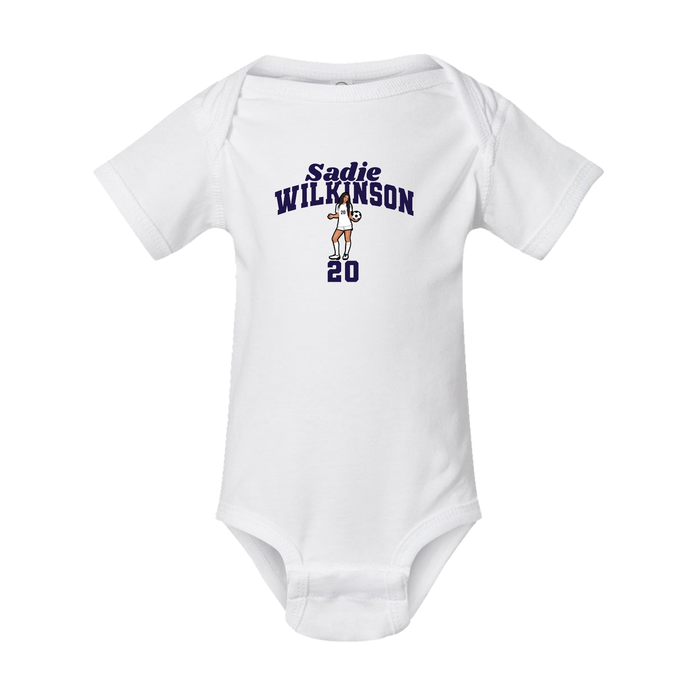 Baby Onesie — Signature Arch in White