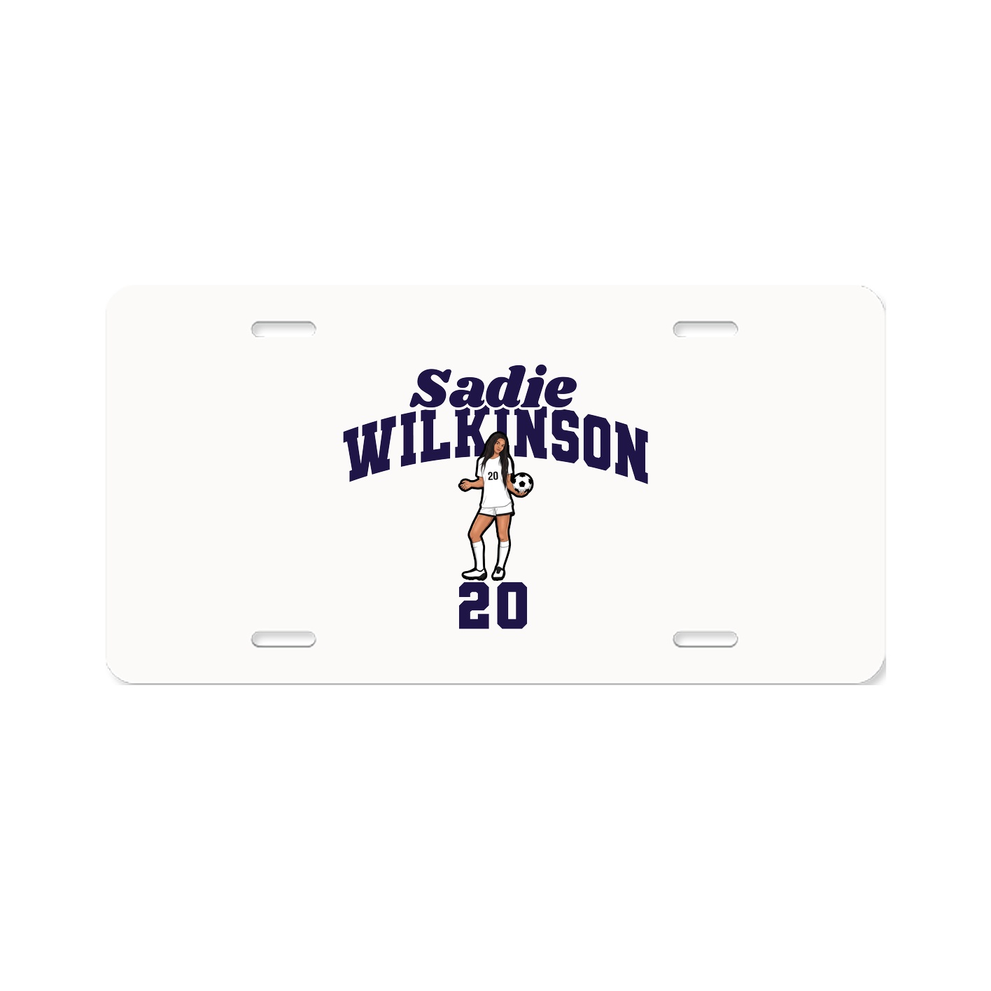 License Plate — Signature Arch in Classic
