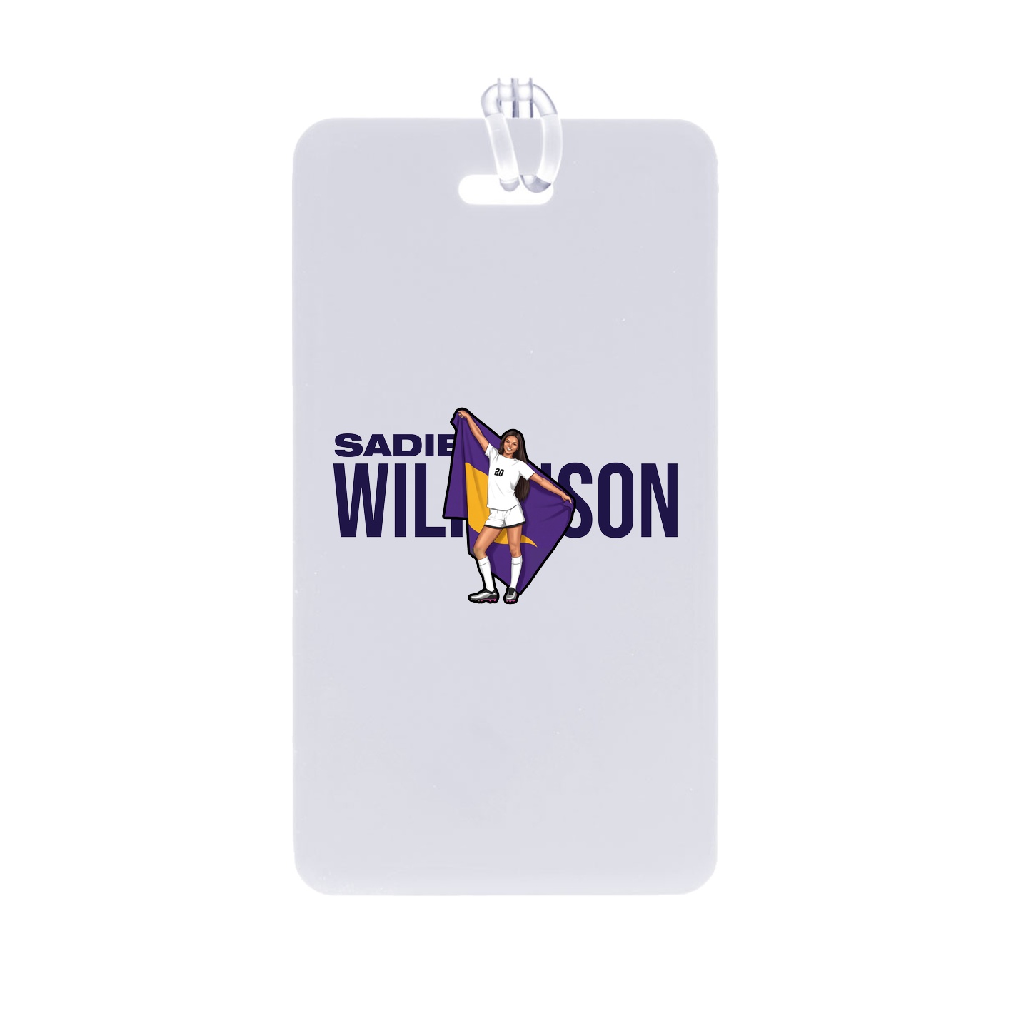 Bag Tag — Player Name in Classic