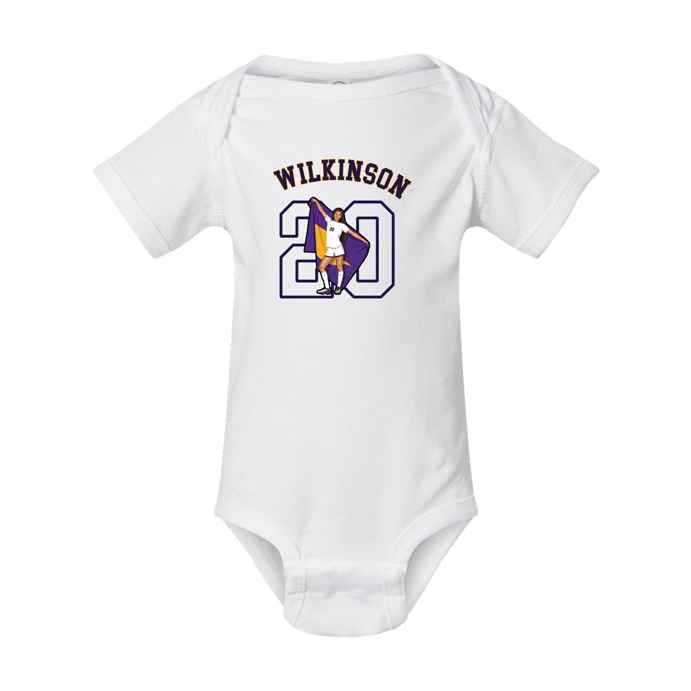 Baby Onesie — Shirsey Arch in White