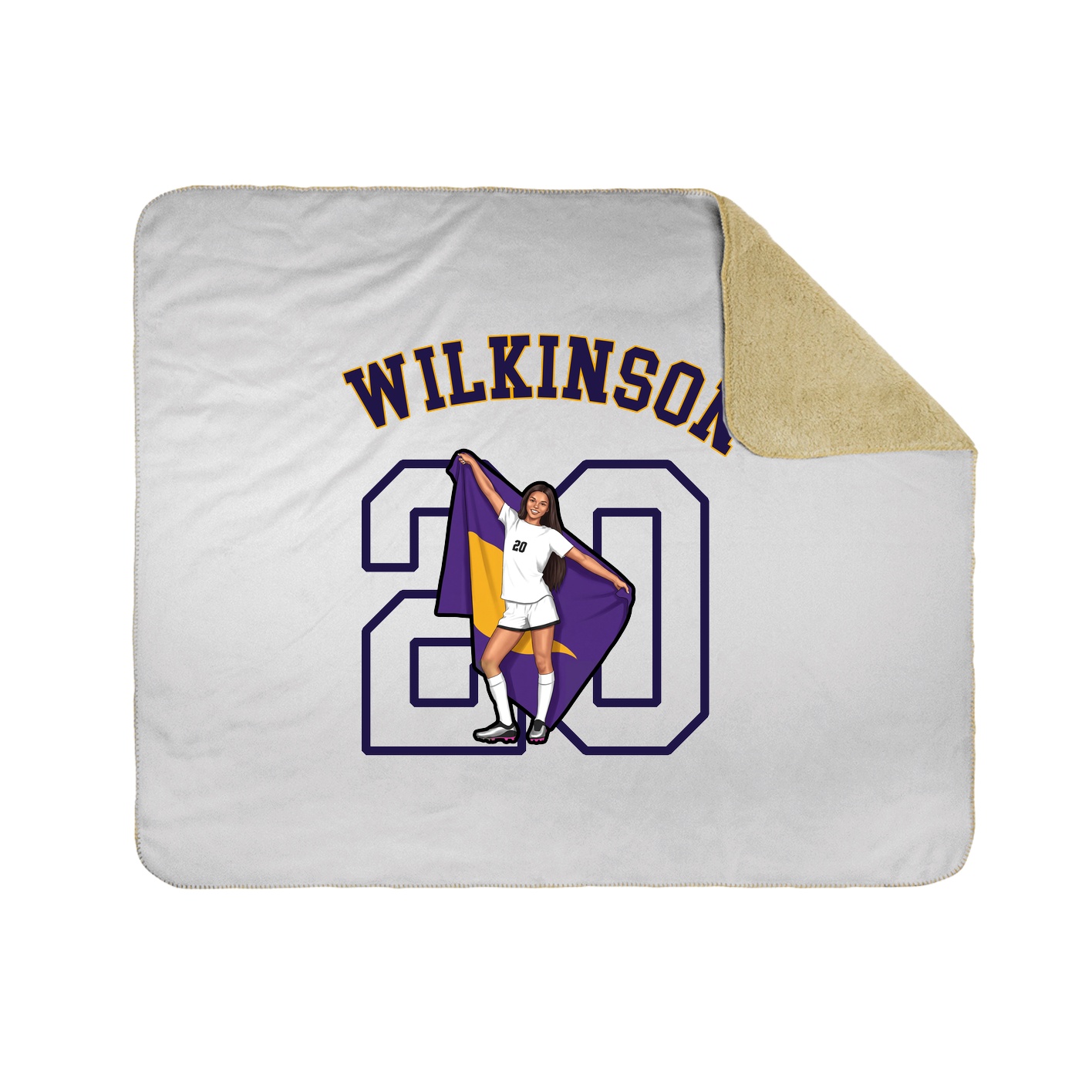 Throw Blanket — Shirsey Arch in White