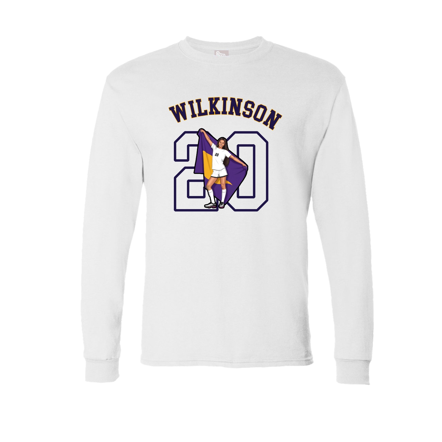 Long Sleeve Tee — Shirsey Arch in White