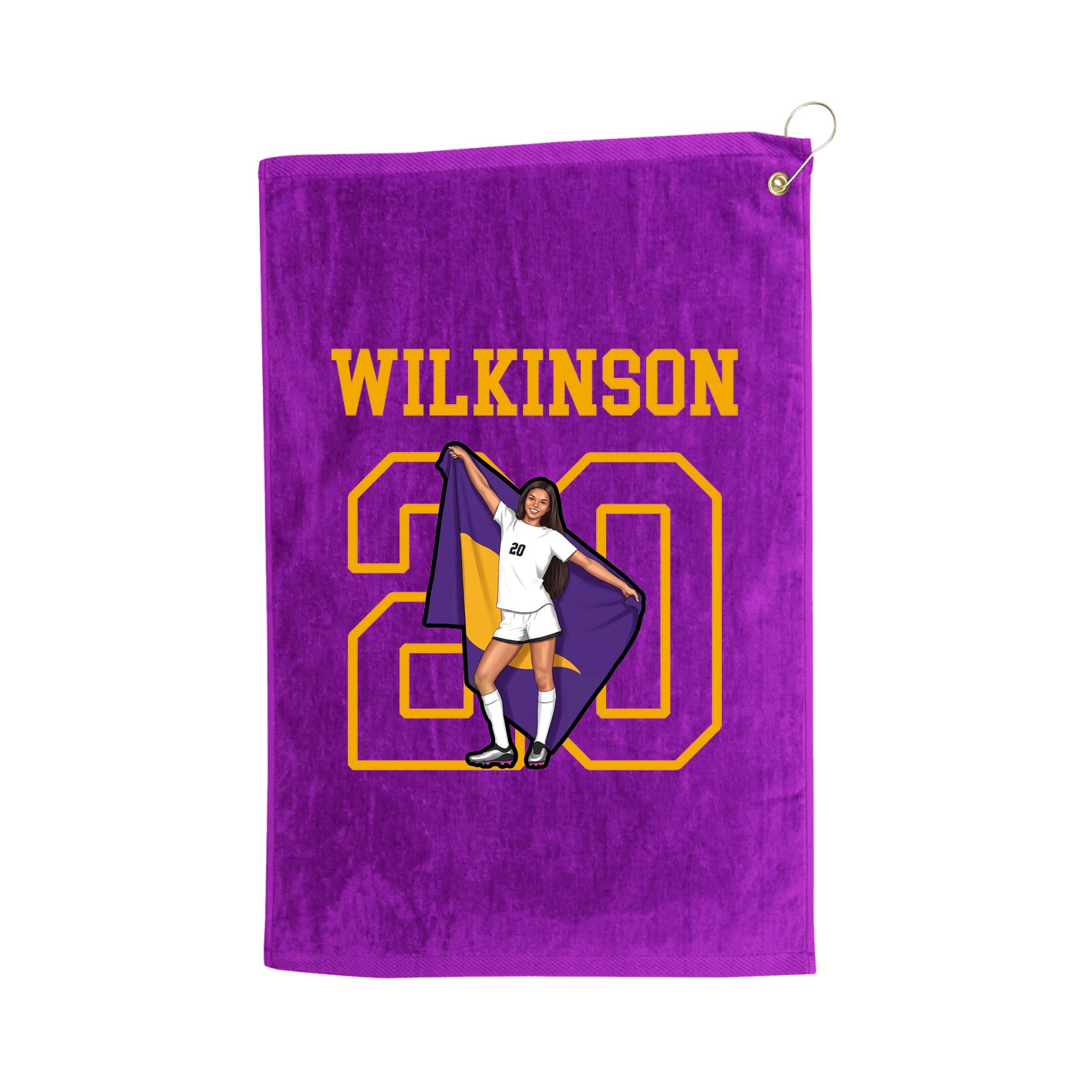 Golf Towel — Shirsey in Purple