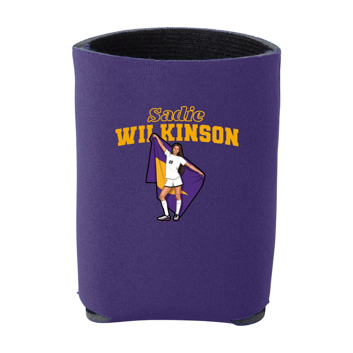 Can Holder — Name Arch in Purple